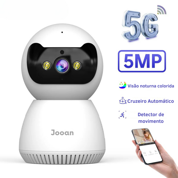 Babá Eletrônica WI-FI com Rastreamento AI e Visão Noturna